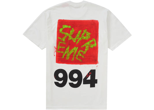 Supreme Paint Tee White
