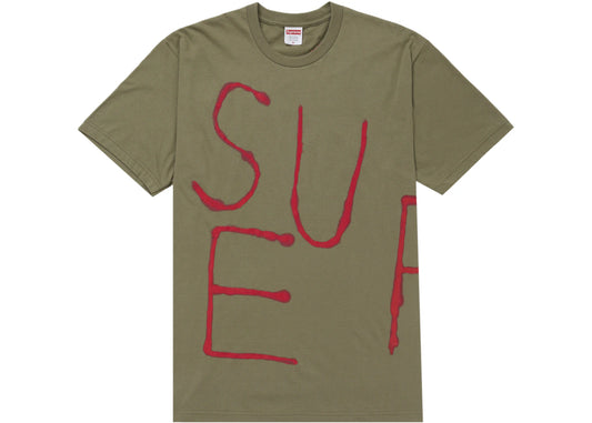 Supreme Painted Tee (SS25) Olive