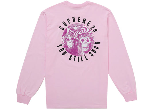 Supreme You Still S**k L/S Tee Light Pink