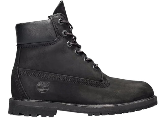 Timberland 6 Inch Premium Waterproof Boots Black Nubuck (Women's)