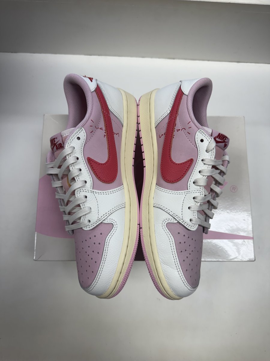 Jordan 1 Retro Low OG Travis Scott Sail Tropical Pink - Pre-owned