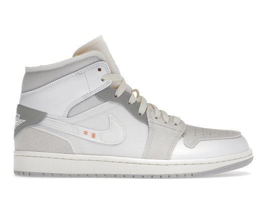 Jordan 1 Mid SE Craft Inside Out White Grey