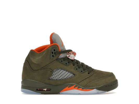Jordan 5 Retro Verde oliva (2024) (para escolares)