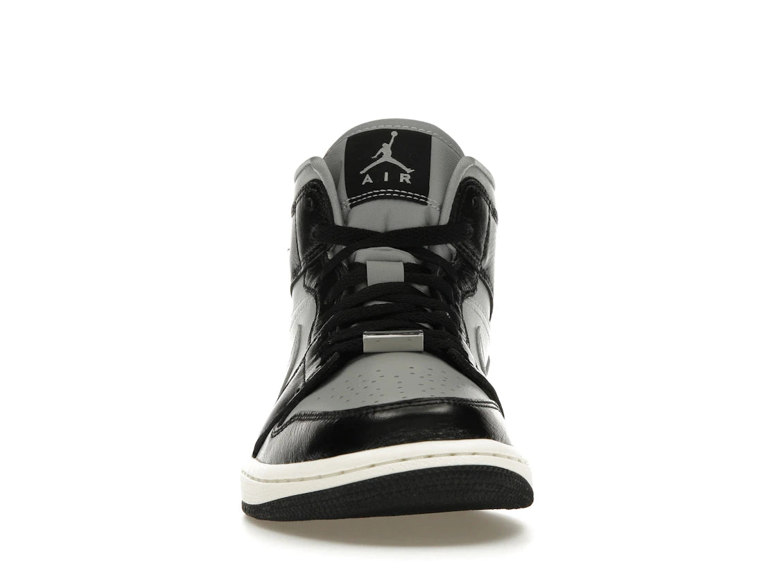Jordan 1 Mid SE Black Metallic Silver (Women's)