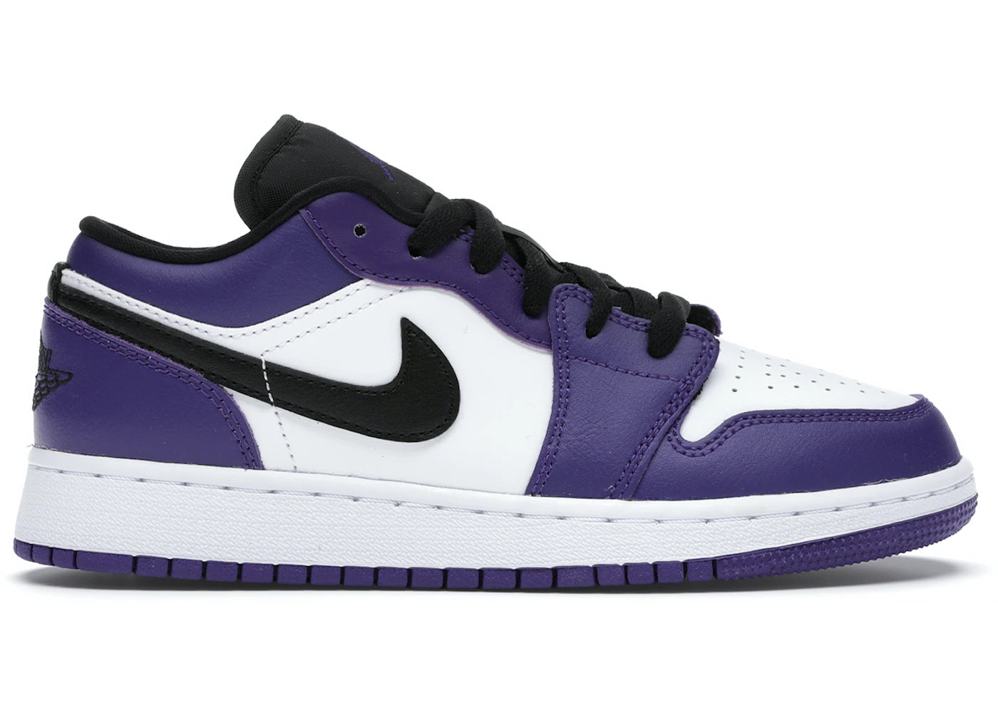 Jordan 1 Low Court Purple White (GS)