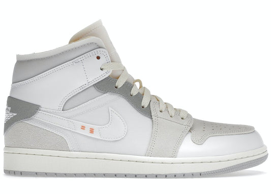 Jordan 1 Mid SE Craft Inside Out White Grey