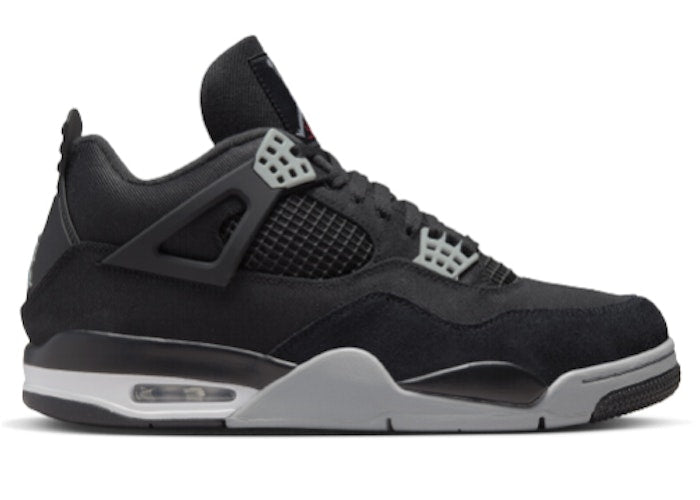 Jordan 4 Retro Black Canvas (GS)