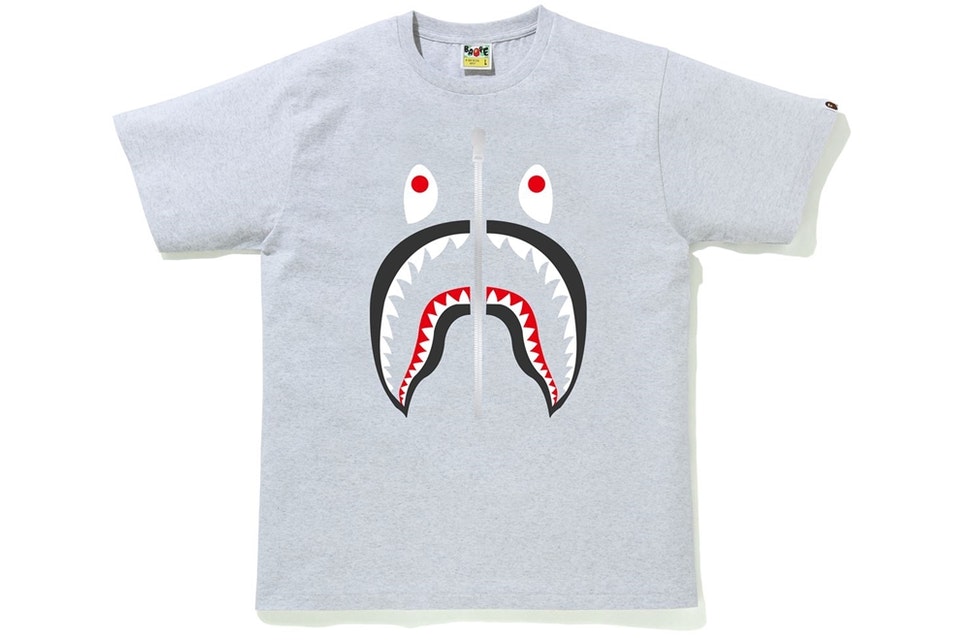 BAPE Shark Tee (SS20) Gray