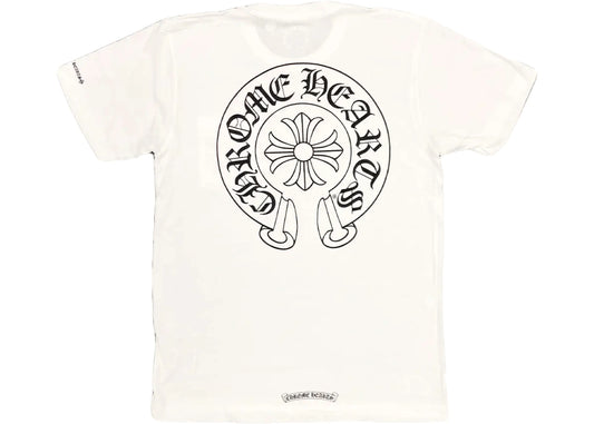 Chrome Hearts Horse Shoe Logo Pocket T-Shirt White