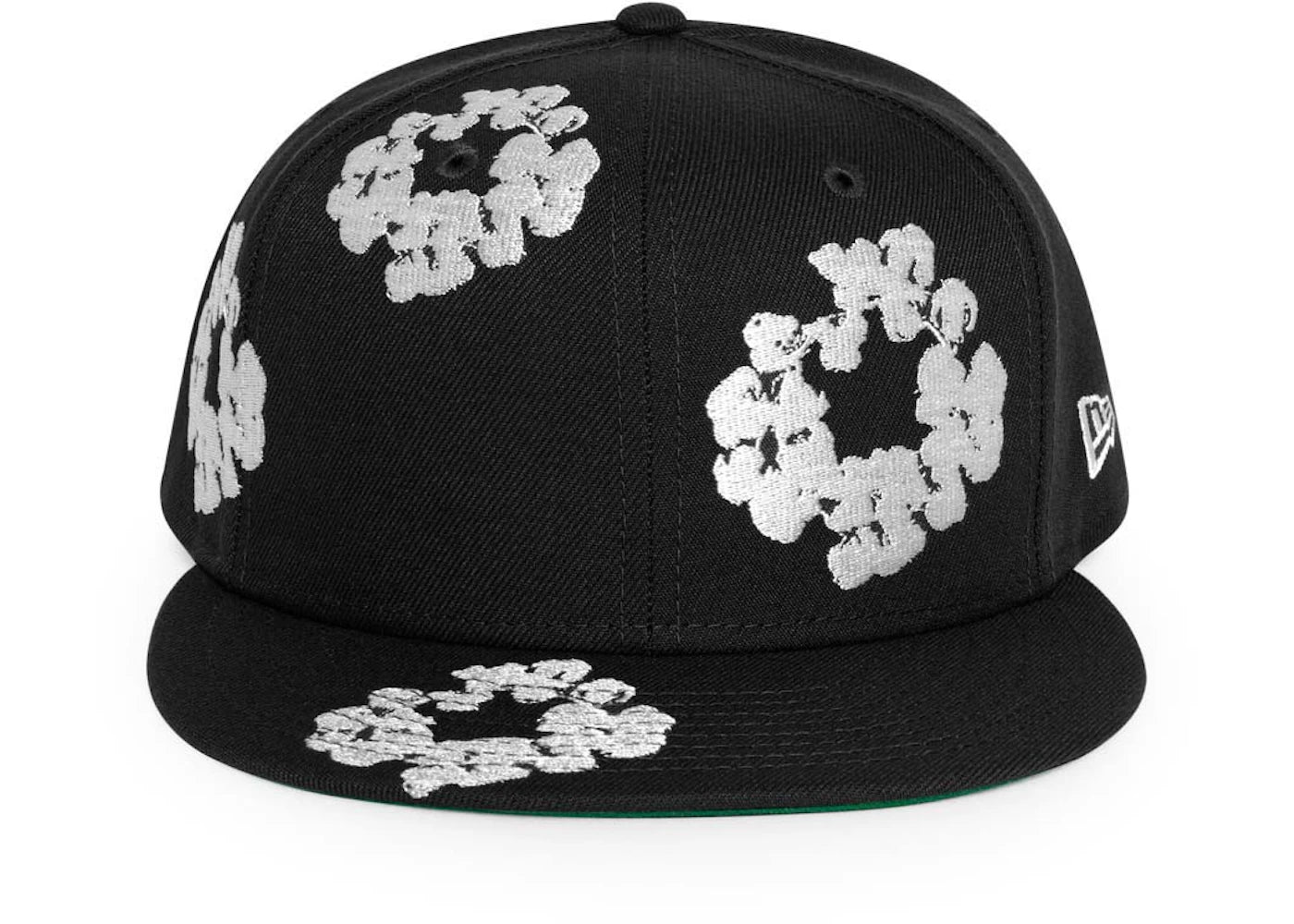 Denim Tears New Era Cotton Wreath 59/50 Cap Black