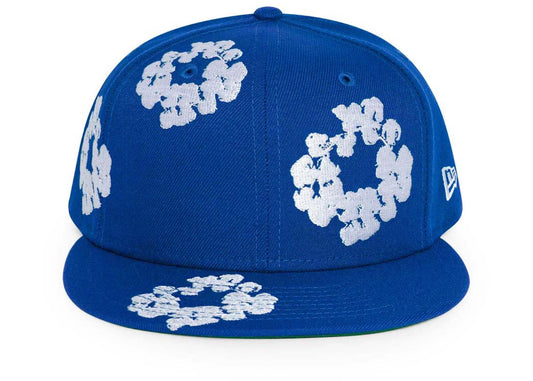 Denim Tears New Era Cotton Wreath 59/50 Cap Royal Blue