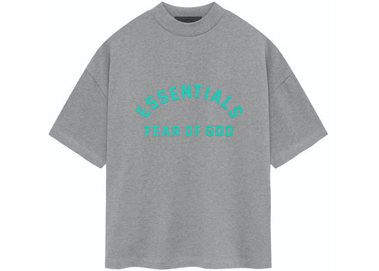 Fear of God Essentials Heavy Jersey S/S Tee Dark Heather Oatmeal