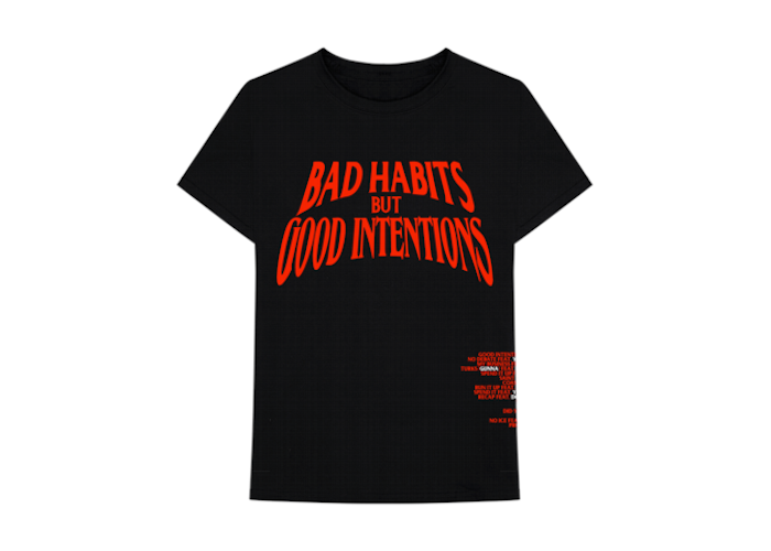 Nav x Vlone Bad Habits Tee Black