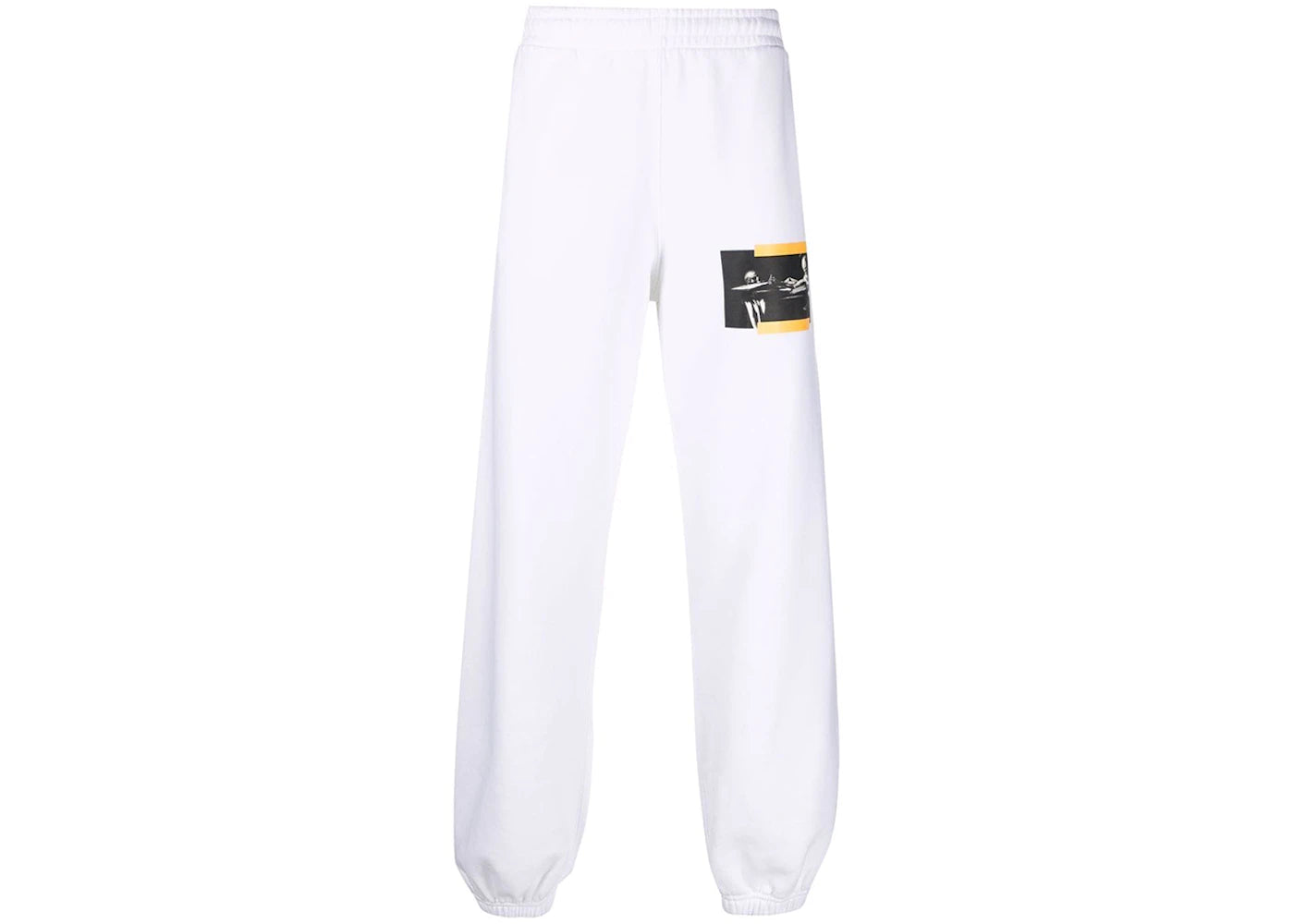 Off-White Caravaggio Painting St Jerome Writing Slim Sweatpants White/Black/Yellow