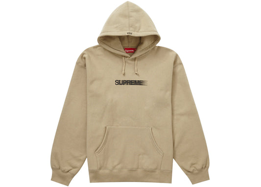 Supreme Motion Logo Hooded Sweatshirt (SS23) Dark Tan