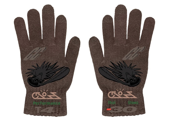 Travis Scott Cactus Jack Cross Gloves Brown