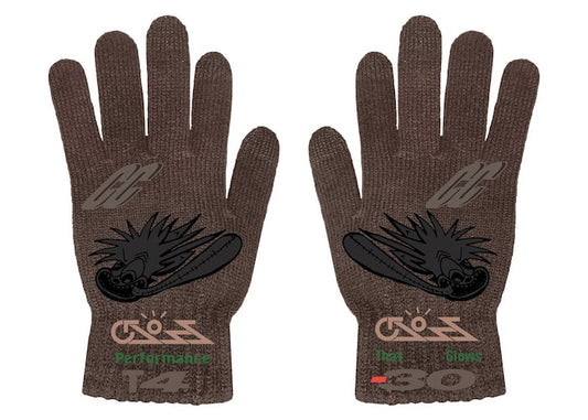 Travis Scott Cactus Jack Cross Gloves Brown